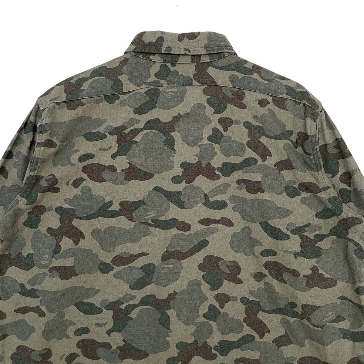 Bape × Vintage Vintage Japanese Brand Bathing Ape Camouflage Shirt 1990s Size US M / EU 48-50 / 2 - 8 Thumbnail