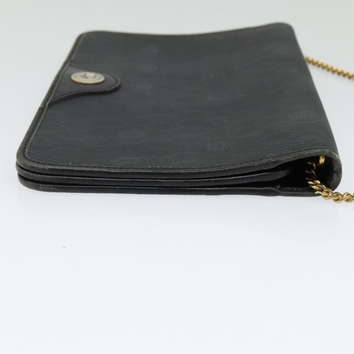 Dior DIOR Honeycomb Canvas Chain Shoulder Bag Pvc Black Gold Size ONE SIZE - 5 Thumbnail