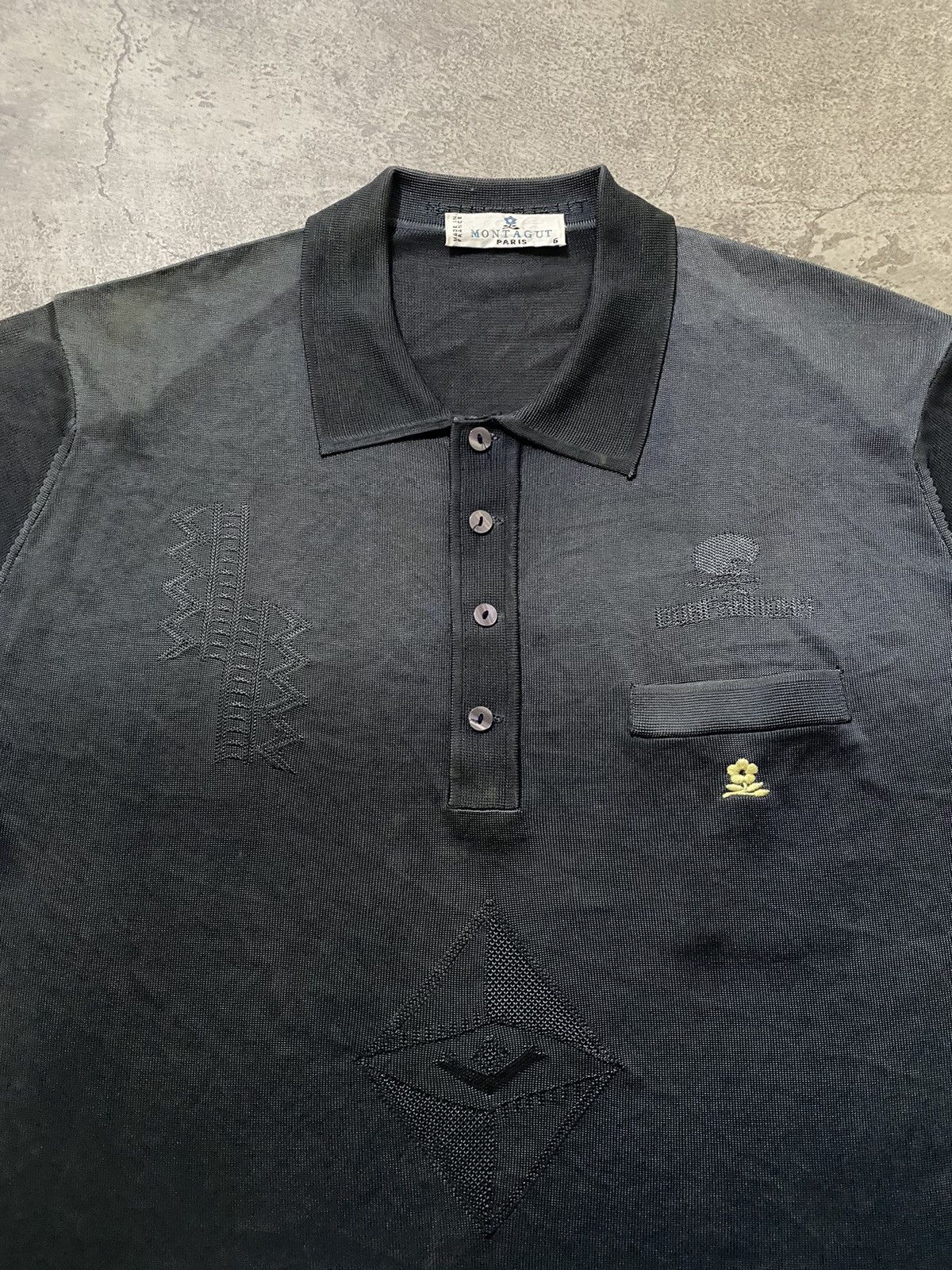 Montagut Vintage Montagut Paris Polo Shirt Size US L / EU 52-54 / 3 - 2 Thumbnail