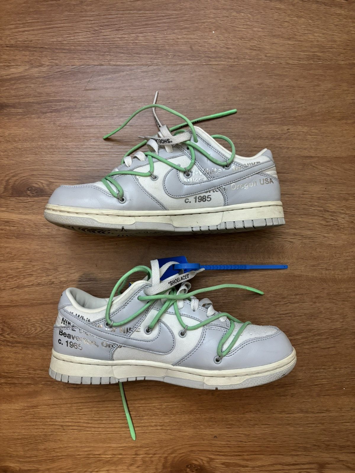 Nike × Off-White Nike Off-White x Dunk Low 'Lot 26 of 50' Men's Shoes Nike Size US 8 / EU 41 - 2 Thumbnail