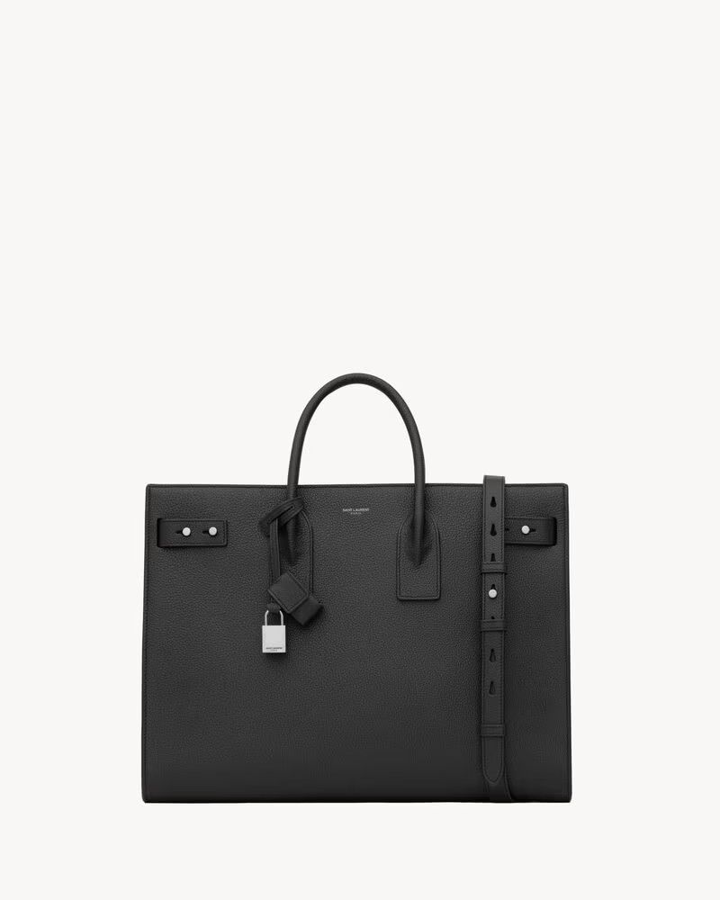 Saint Laurent Paris o1bcso1str1225 Size: OS/Sac De Jour 72H Duffle Bag in Black Size ONE SIZE - 1 Thumbnail
