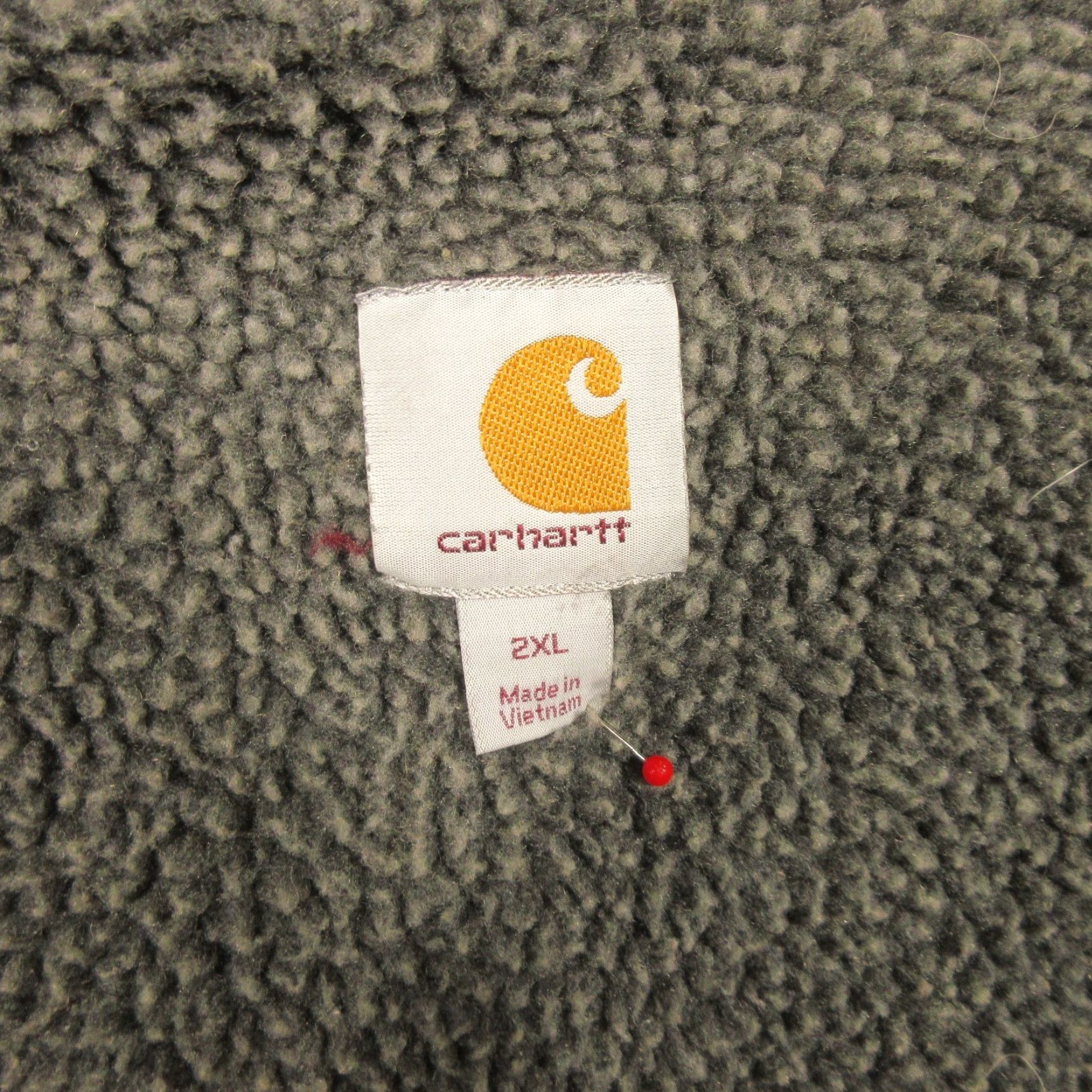 Carhartt Carhartt Rain Defender Hooded Full Zip Sherpa Lined Jacket Mens 2XL Gray Size US XXL / EU 58 / 5 - 3 Thumbnail
