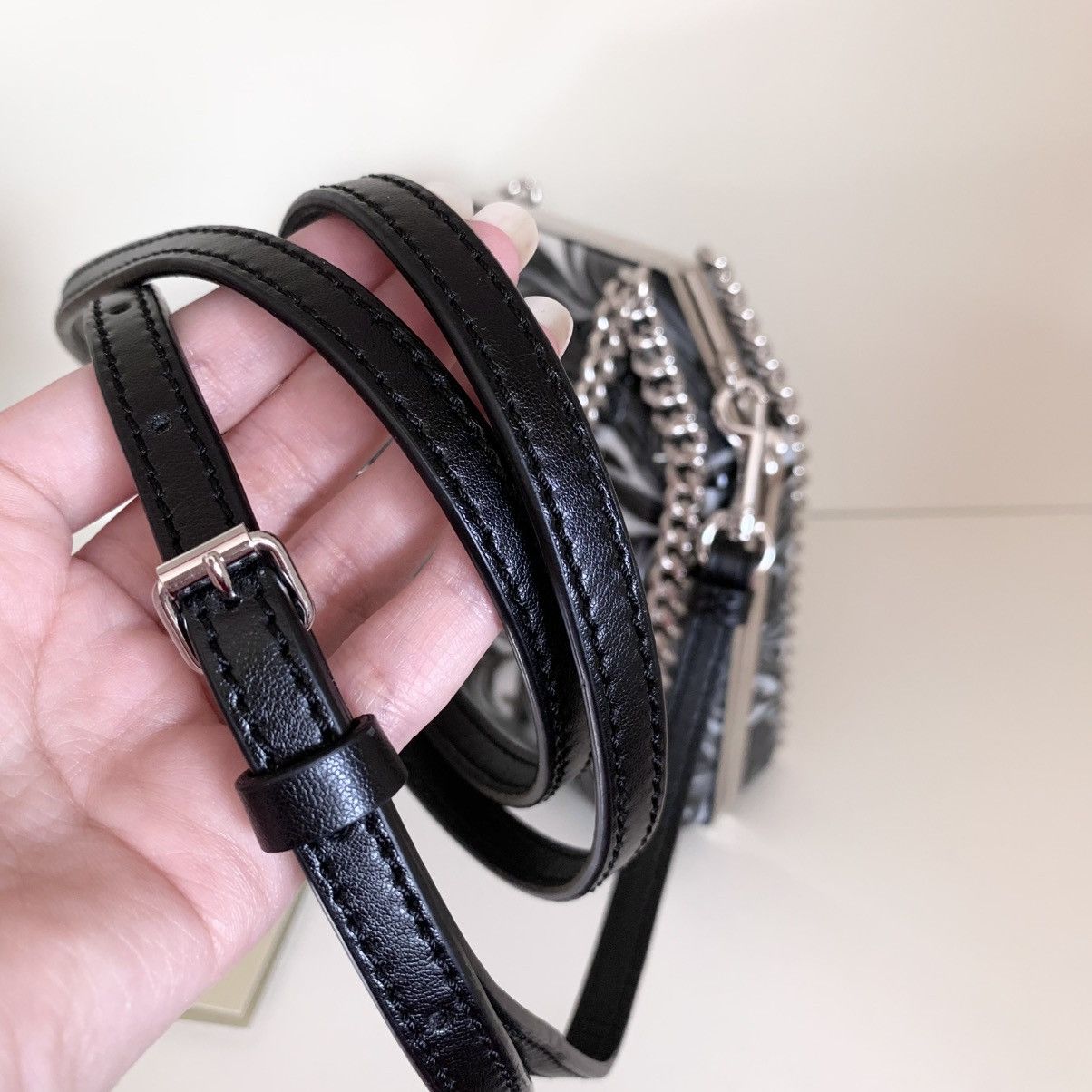 Stella McCartney Falabella minadiere clutch crossbody bag $3750 retail Size ONE SIZE - 8 Thumbnail