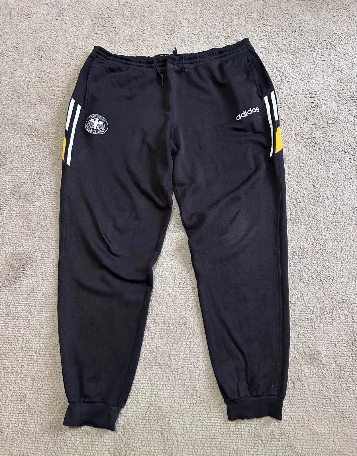 Adidas 1996-97 Germany adidas Football Soccer Track Pants/Bottoms Size US 36 / EU 52 - 1 Thumbnail