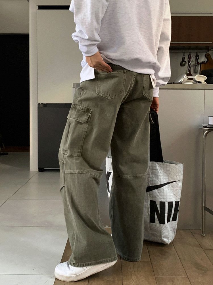 Japanese Brand × Jean Retro loose casual straight leg jeans Size US 32 / EU 48 - 4 Thumbnail