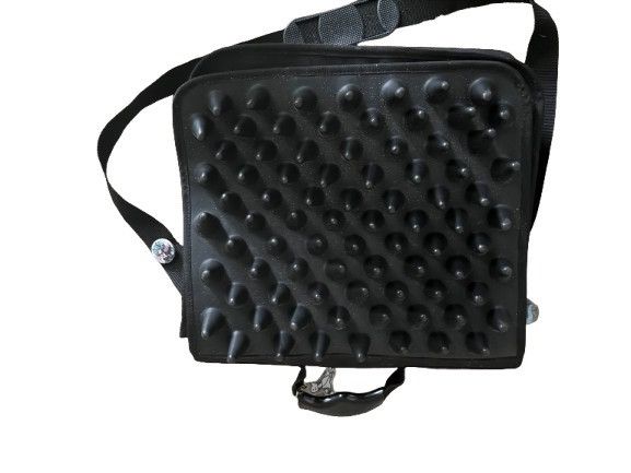 Craig Morrison Black DJ Spiked Messenger Size ONE SIZE - 2 Thumbnail
