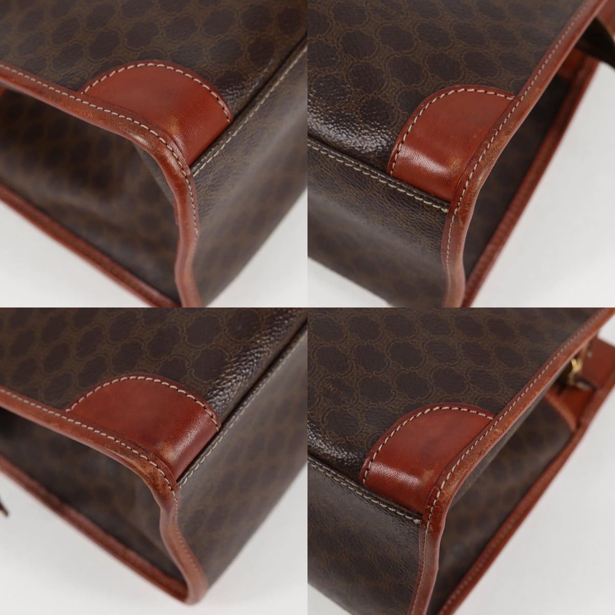 Celine CELINE Macadam Canvas Shoulder Bag Pvc Brown Size ONE SIZE - 10 Thumbnail