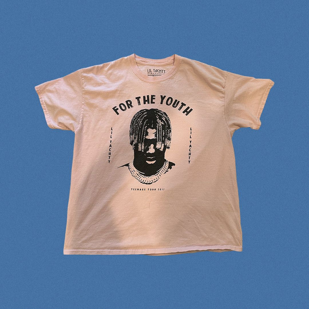 Lil Yachty Rare Lil Yachty For the Youth Tour T-Shirt Size US XL / EU 56 / 4 - 1 Thumbnail
