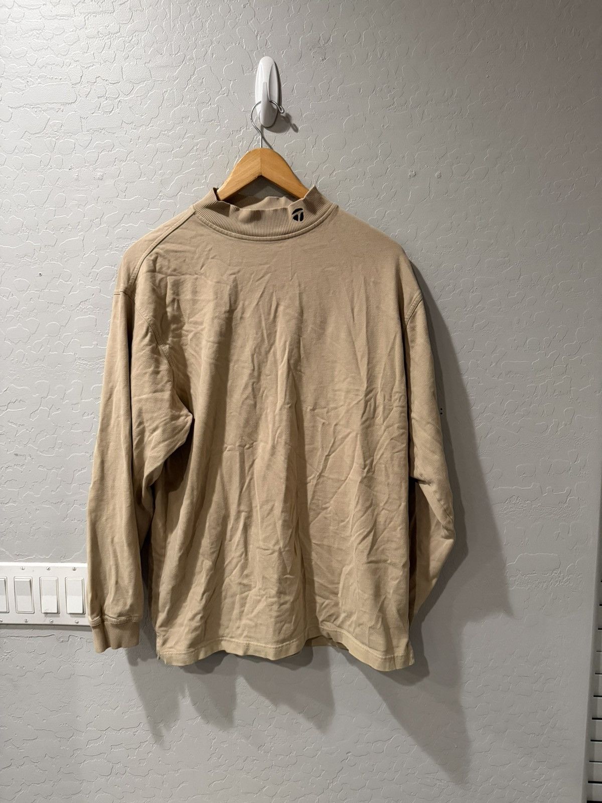 TaylorMade Vintage TaylorMade Mock Neck L/S Golf Shirt Medium Bin 1 Size US M / EU 48-50 / 2 - 1 Thumbnail