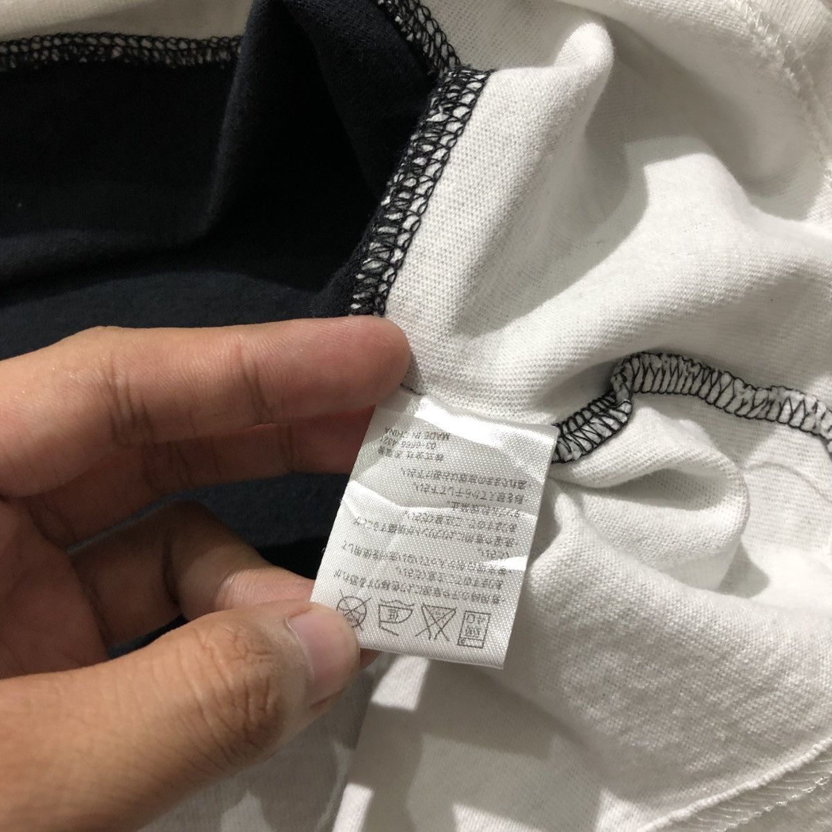 Number (N)ine Number (N)ine Denim / Travis Flacko Scott 2 Tone Pocket Tee Size US S / EU 44-46 / 1 - 12 Thumbnail