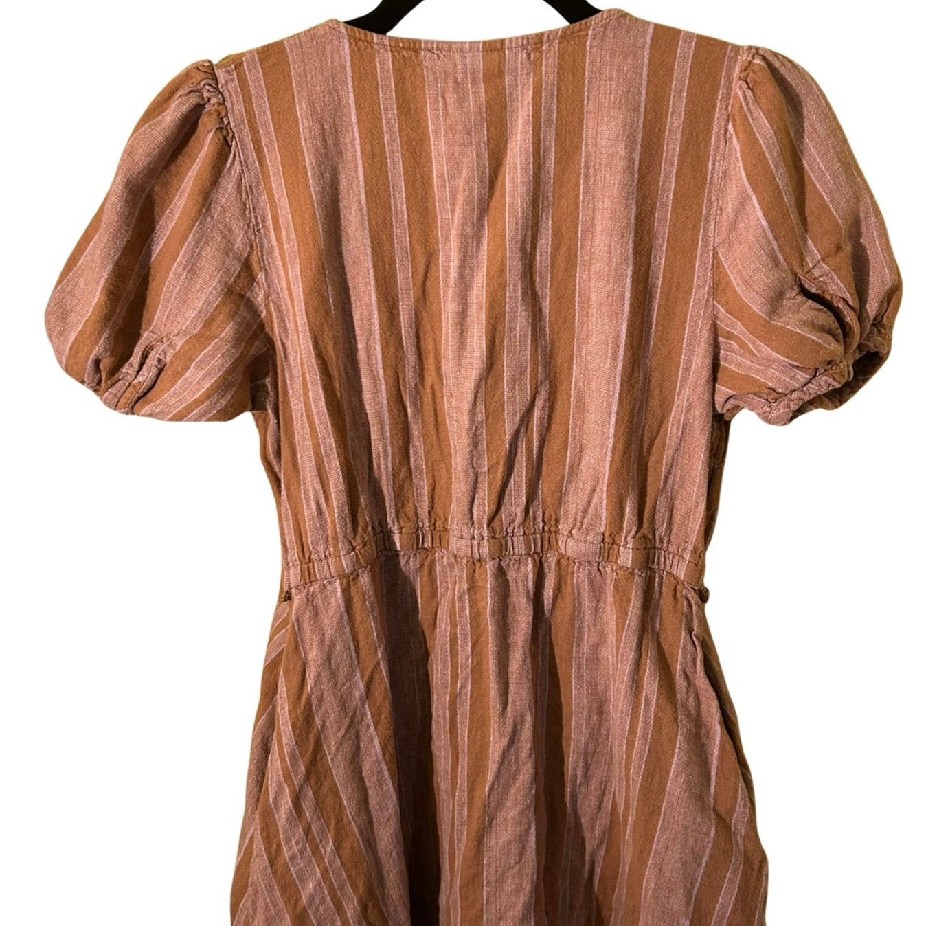 Other Universal Thread Striped Button Front Linen Blend Dress S Size S / US 4 / IT 40 - 2 Thumbnail