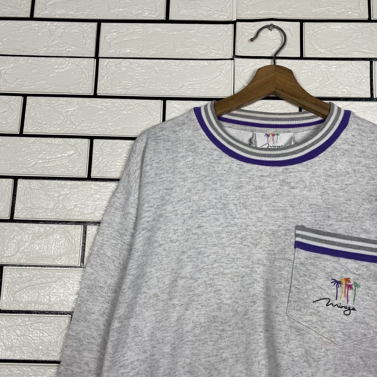 Vintage 📌Vintage Sweatshirt Mirage Usa Single Pocket Size US M / EU 48-50 / 2 - 8 Thumbnail
