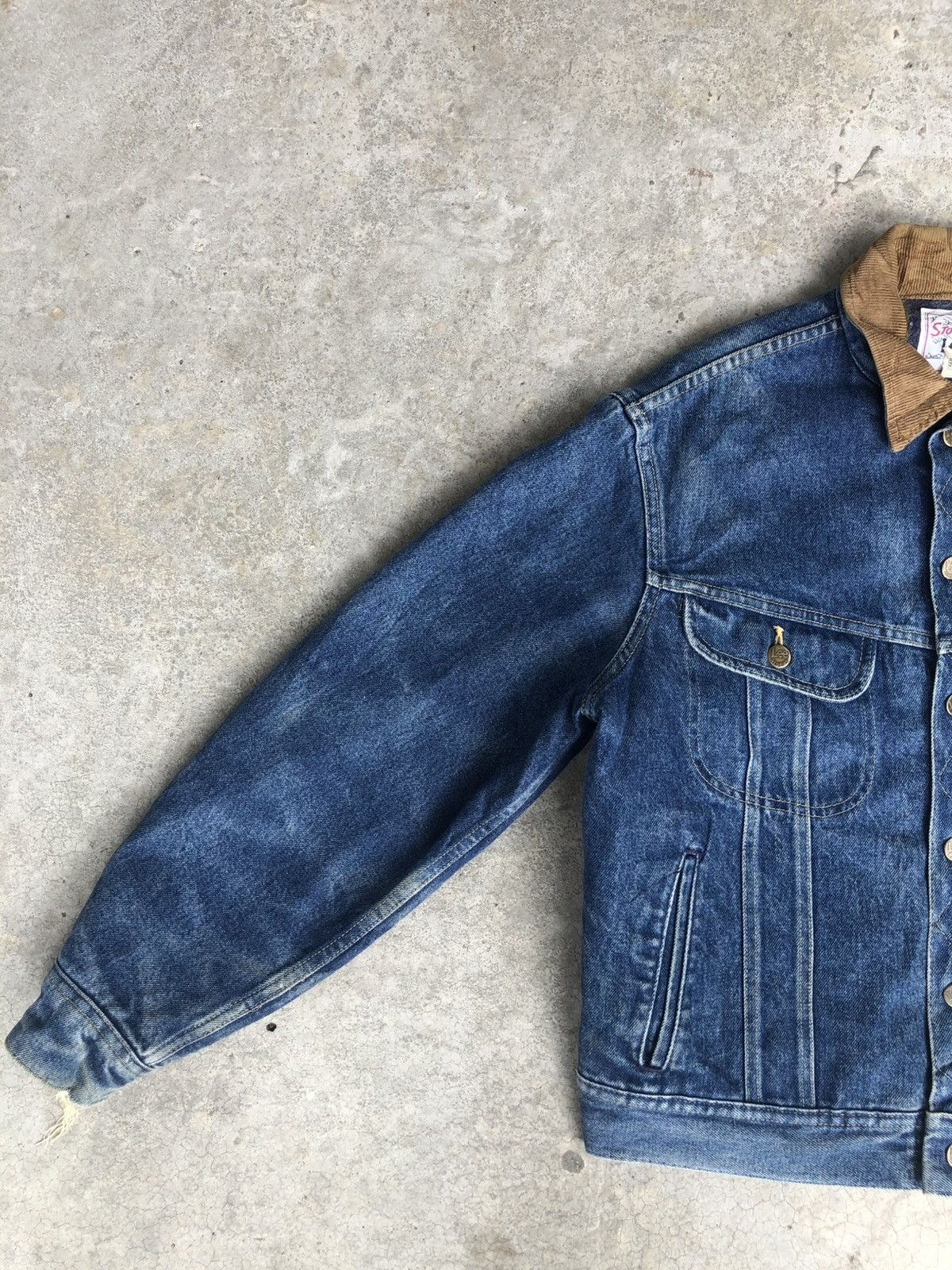 Lee Vintage 70’s Lee Storm Rider Blanked Lined Denim Jacket Size US L / EU 52-54 / 3 - 4 Thumbnail