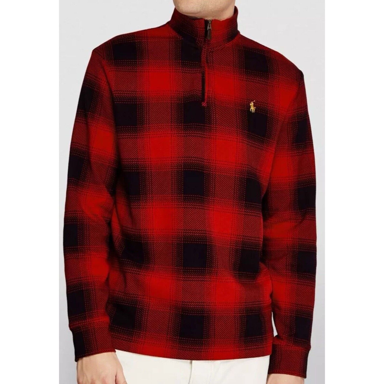 Polo Ralph Lauren Polo Ralph Lauren Tartan Plaid Estate Rib Sweater New Sz XLT Size US XL / EU 56 / 4 - 5 Thumbnail