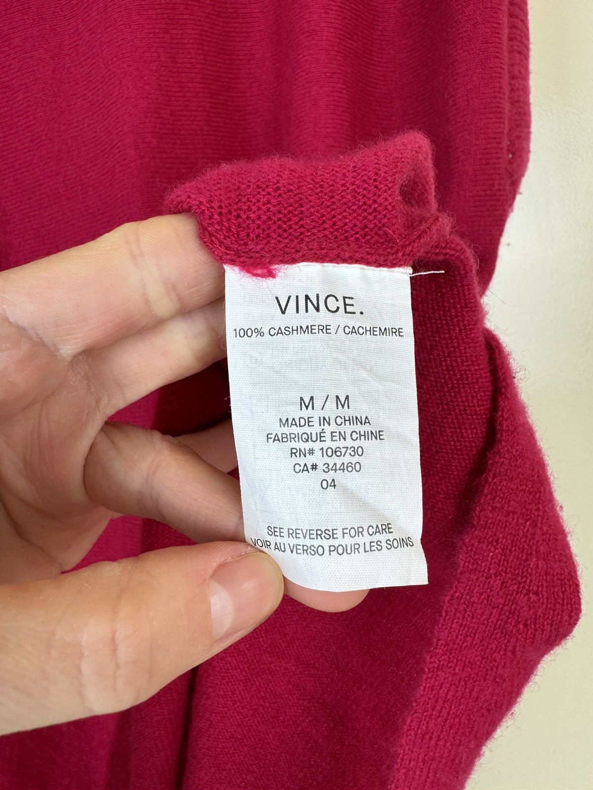 Vince VINCE cashmerein poncho cape style sweater cowl neck jumper Size M / US 6-8 / IT 42-44 - 10 Thumbnail