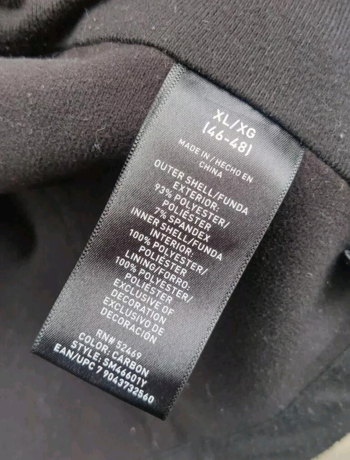 Other Swiss Tech Jacket 46-48 Carbon Gray Black Full Zip Soft She Size US XL / EU 56 / 4 - 8 Thumbnail