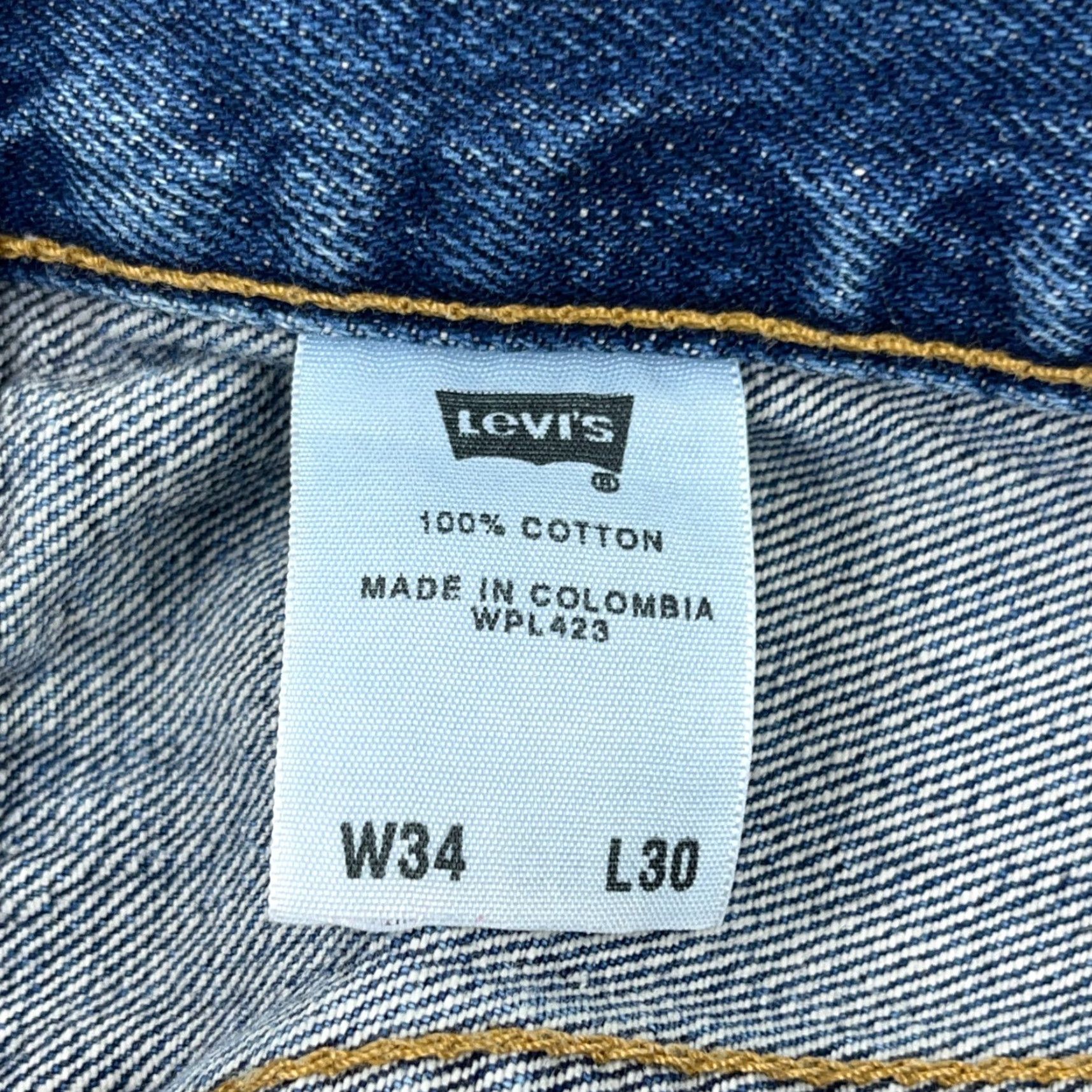 Levi's VINTAGE Levi's 501 Jeans Men 32x29 Straight Fit Medium Wash Button Fly Denim 5-Pocket Levis Classic Size US 32 / EU 48 - 4 Thumbnail