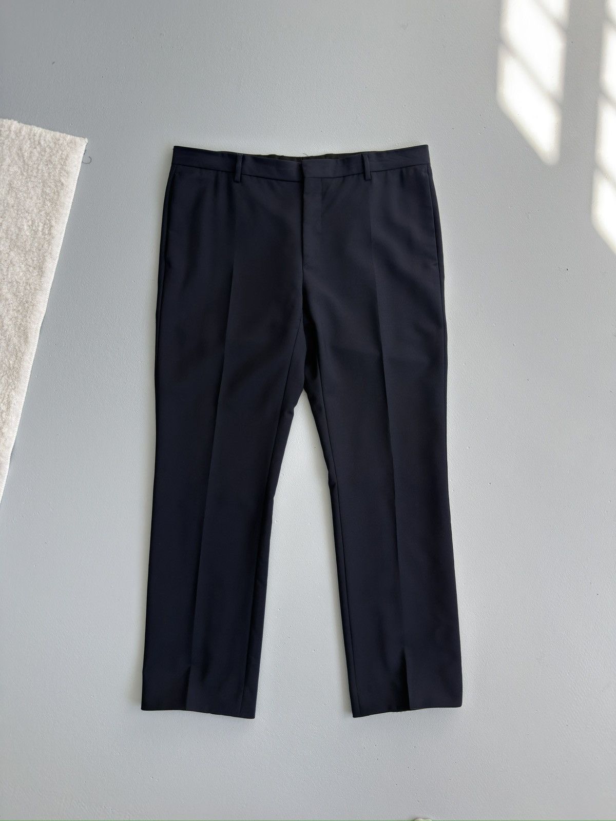 Dior × Hedi Slimane Dior Homme Navy Suit Navigate Hedi Slimane Size 44R - 9 Thumbnail
