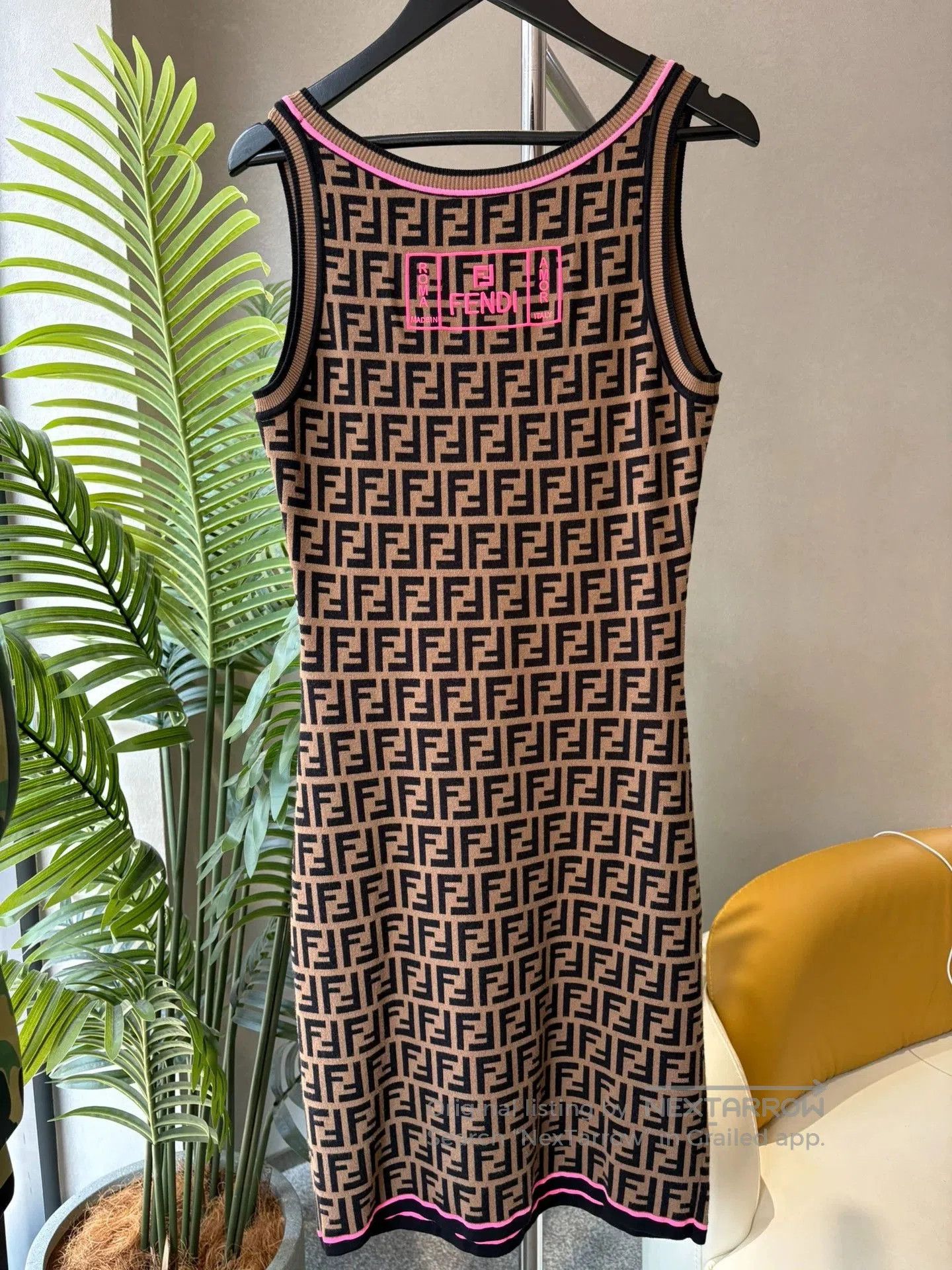 Fendi Fendi Monogram Sleeveless Dress. Size US S / EU 44-46 / 1 - 2 Thumbnail
