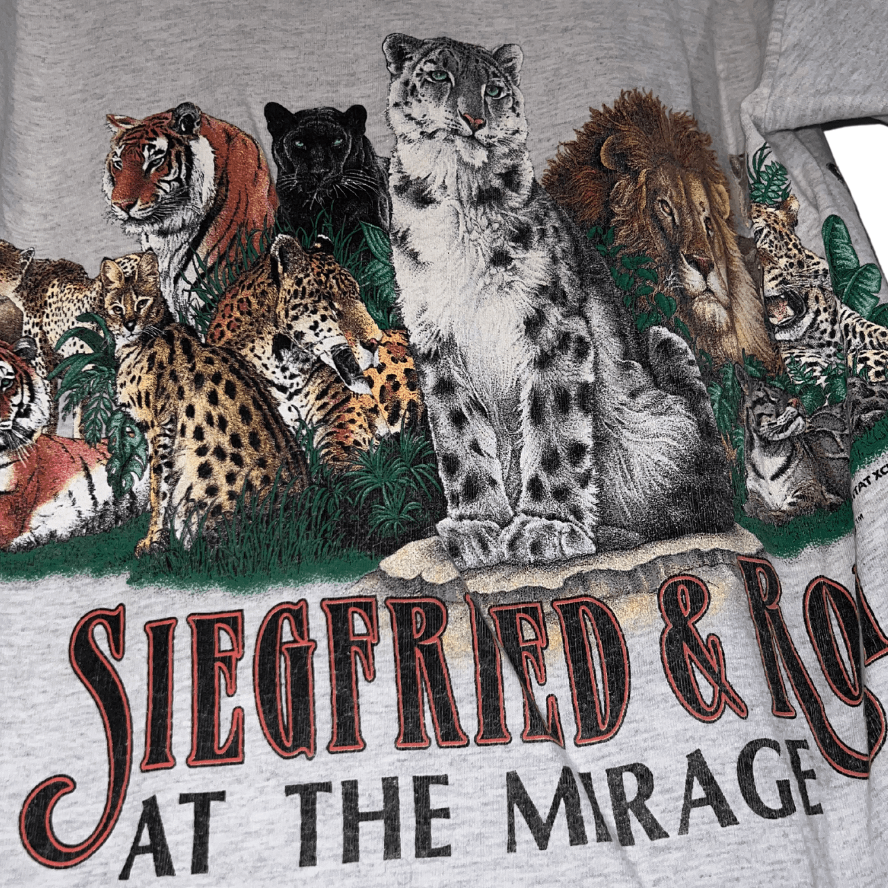 Habitat × Vintage Vintage Detailed Siegfried & Roy Graphic Animal T-Shirt Size US L / EU 52-54 / 3 - 3 Thumbnail