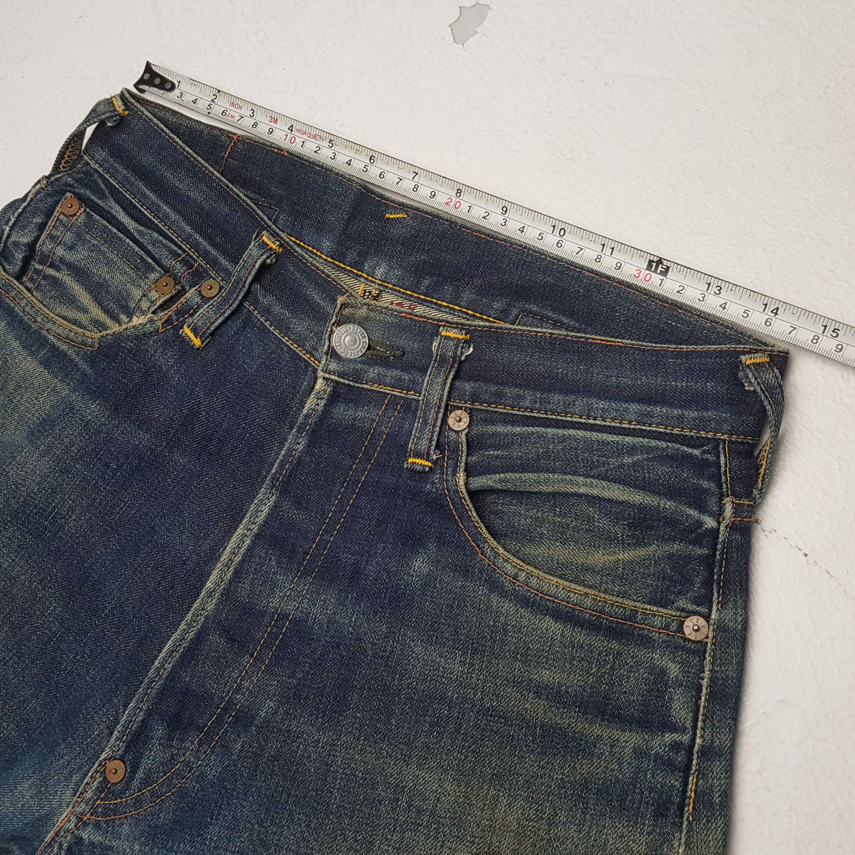 Evisu EVIS Japanese Brand Streetwear Custom Daicock Jeans Size US 29 - 7 Thumbnail