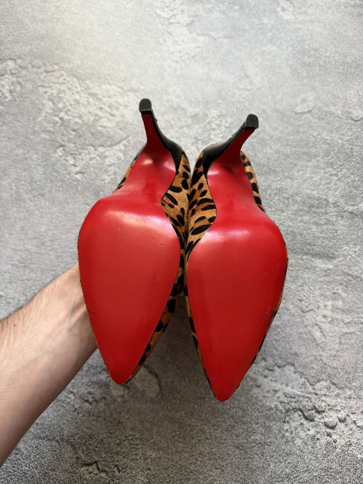 Christian Louboutin Christian Louboutin 37 leopard 🐆 heels 👠 shoes high Size US 7 / IT 37 - 9 Thumbnail