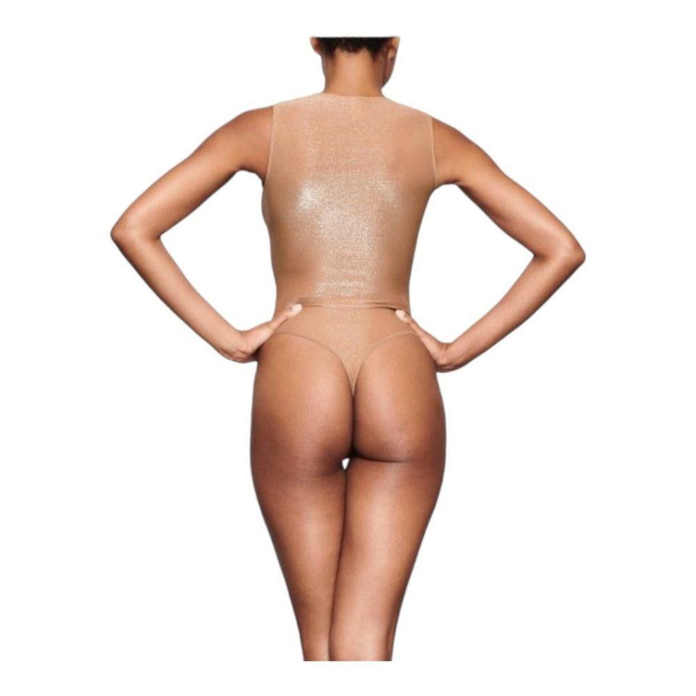 Designer Nt293 Skims Nwt Shimmer Thong Bodysuit-Sienna 3x & 4x Size 3XL / US 20-22 - 3 Thumbnail
