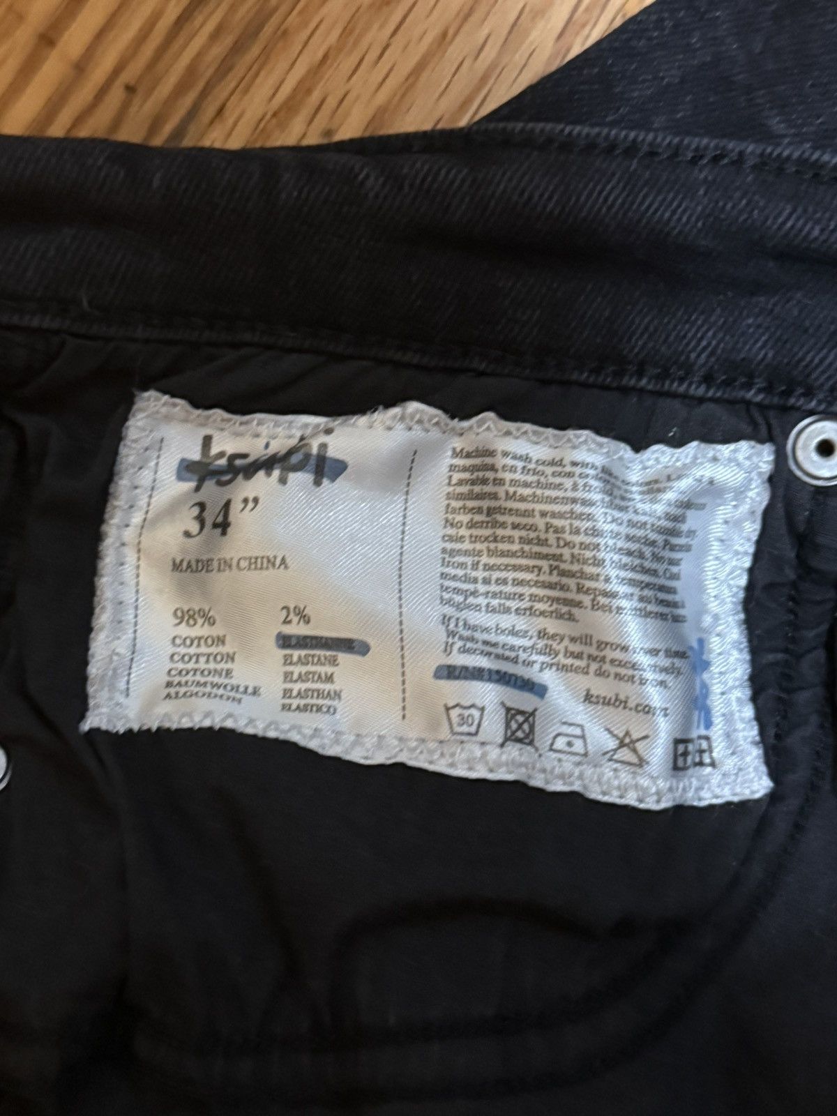 Ksubi Ksubi Skinny Denim Black Size US 32 / EU 48 - 5 Thumbnail