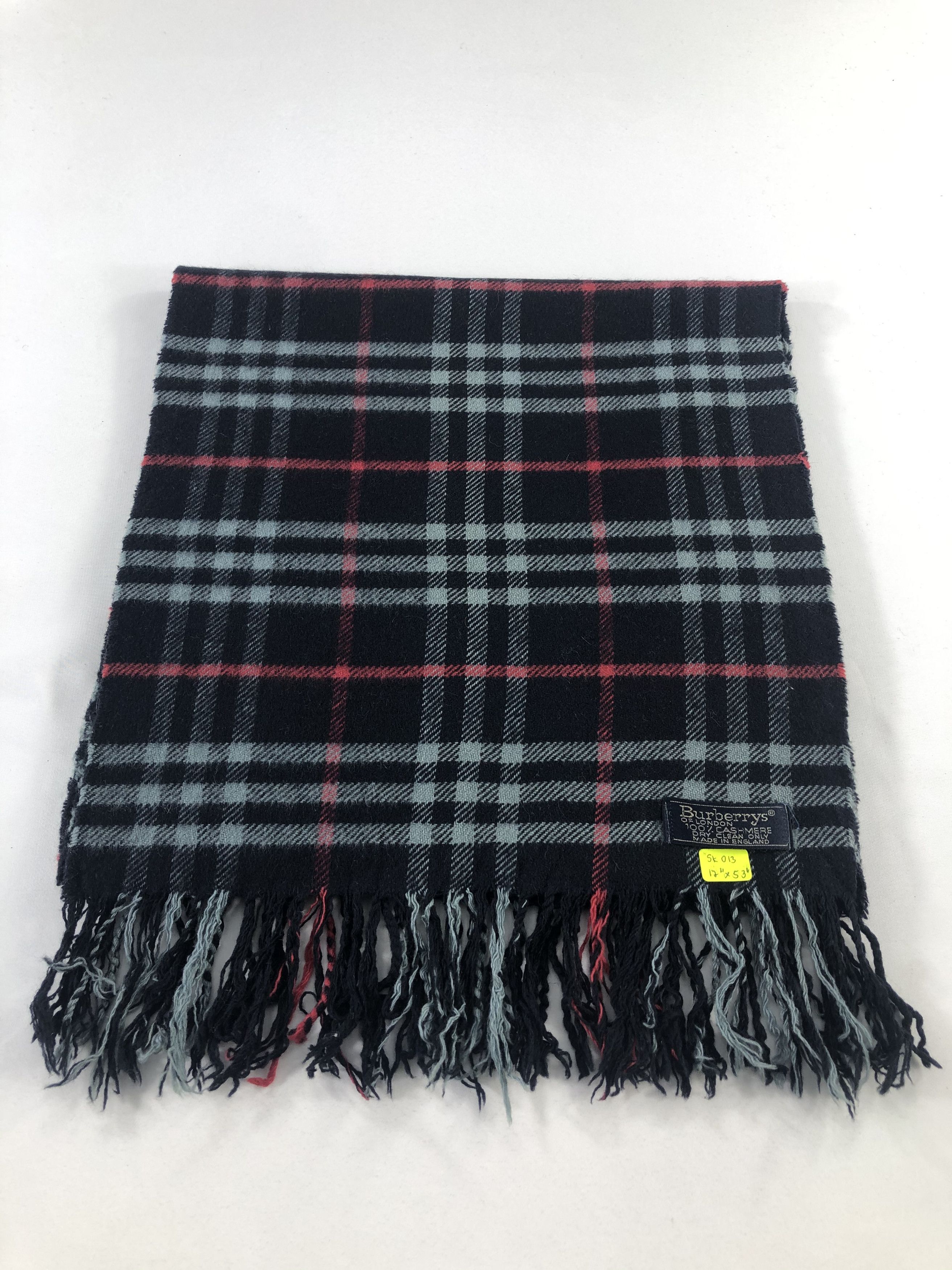 Burberry Burberry Cashmere Scarf / Muffler / Neckwear Size ONE SIZE - 6 Thumbnail