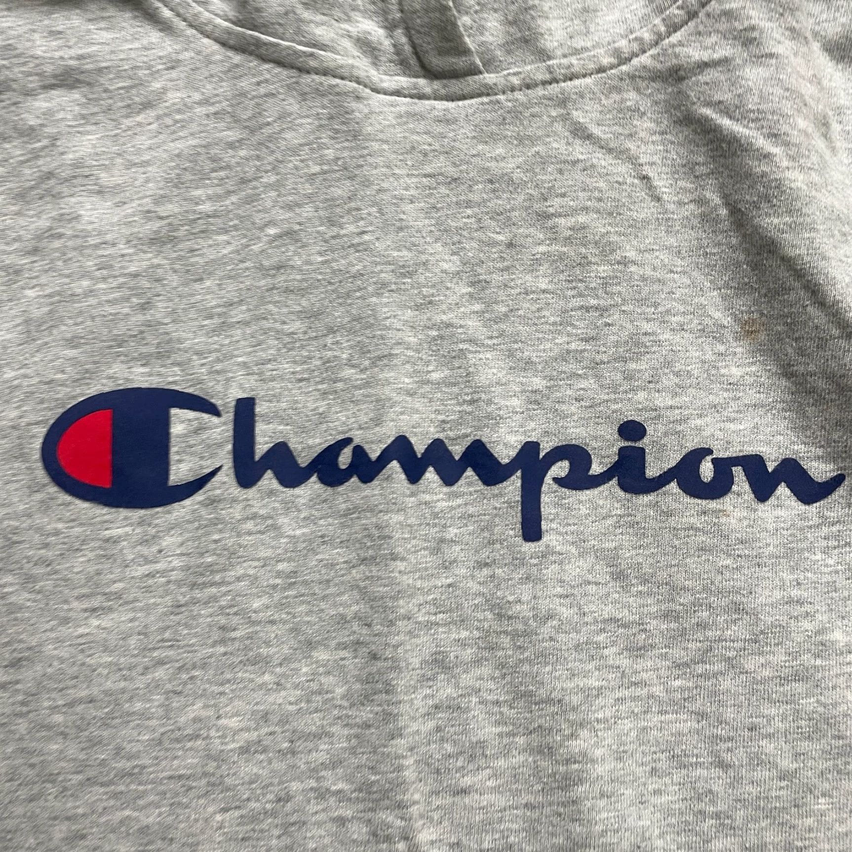 Champion Champion Women’s Hoodie Pullover 2XL Gray Graphic Cotton Activewear Size XXL / US 16-18 / IT 52-54 - 4 Thumbnail