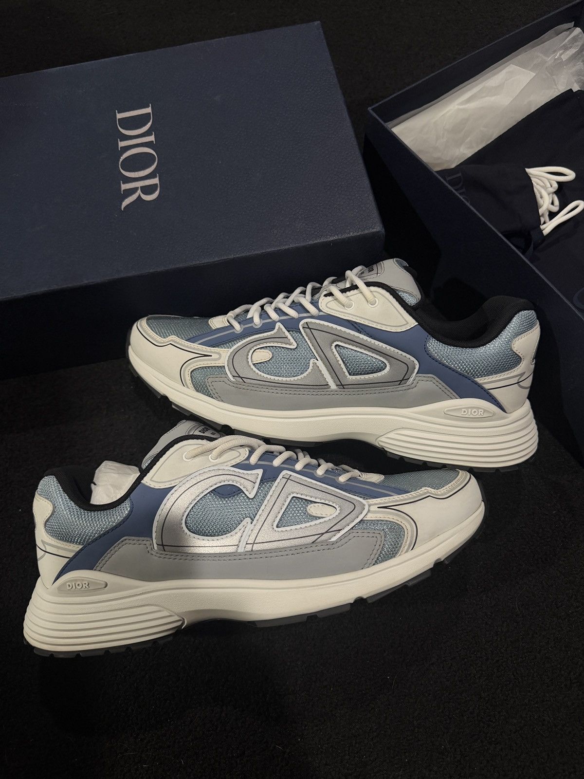 Dior B30 grey/blue sneakers size 13-14M