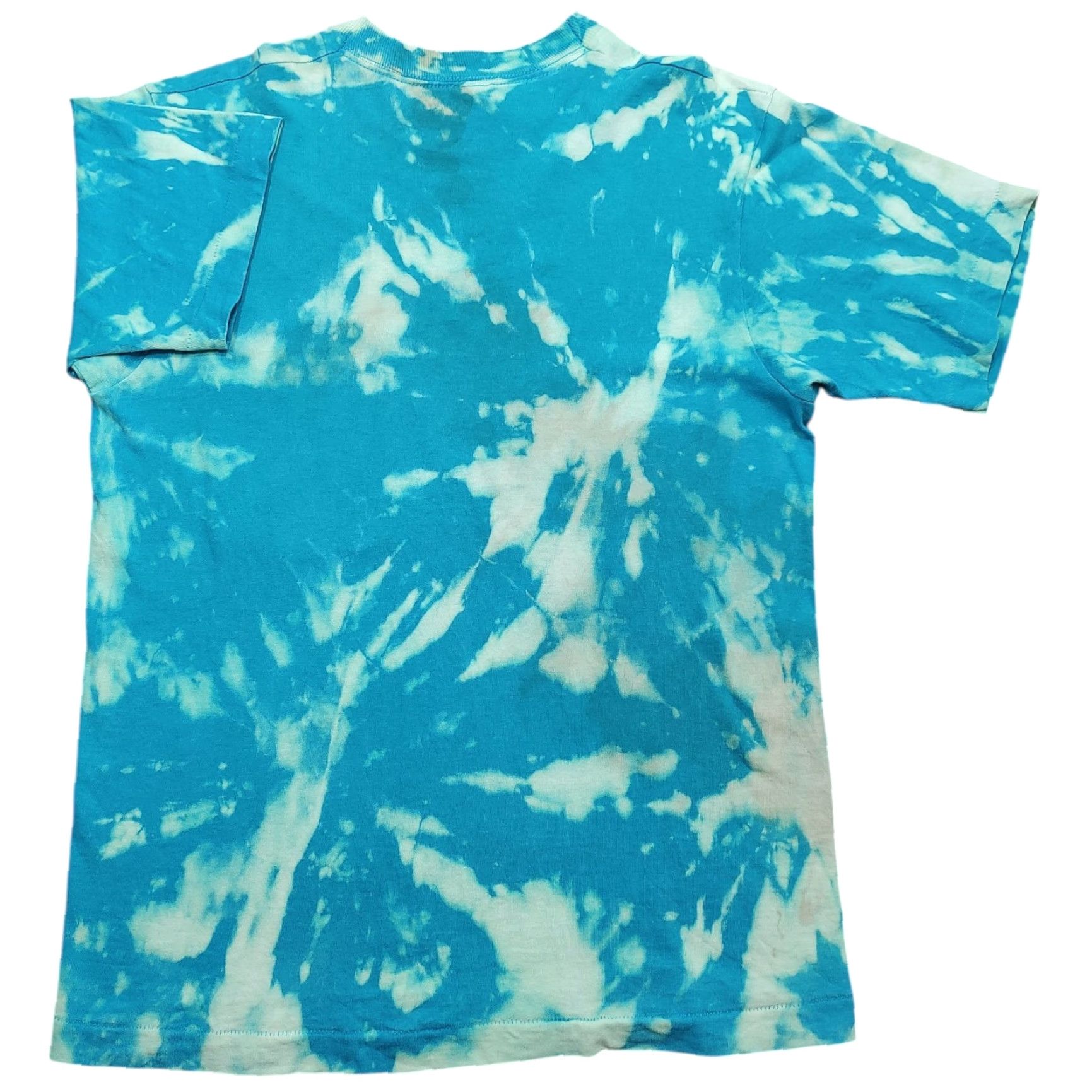 Fruit Of The Loom VINTAGE Fruit Of The Loom Shirt 90s 80s Tie Dye USA Blue Medium M Crew Neck Cotton Blend Men Size US M / EU 48-50 / 2 - 2 Thumbnail