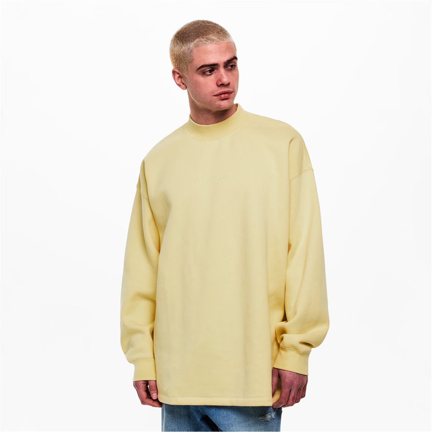 Fear of God o1g2r1mq0426 Crew Sweatshirt in Yellow Size US M / EU 48-50 / 2 - 3 Thumbnail
