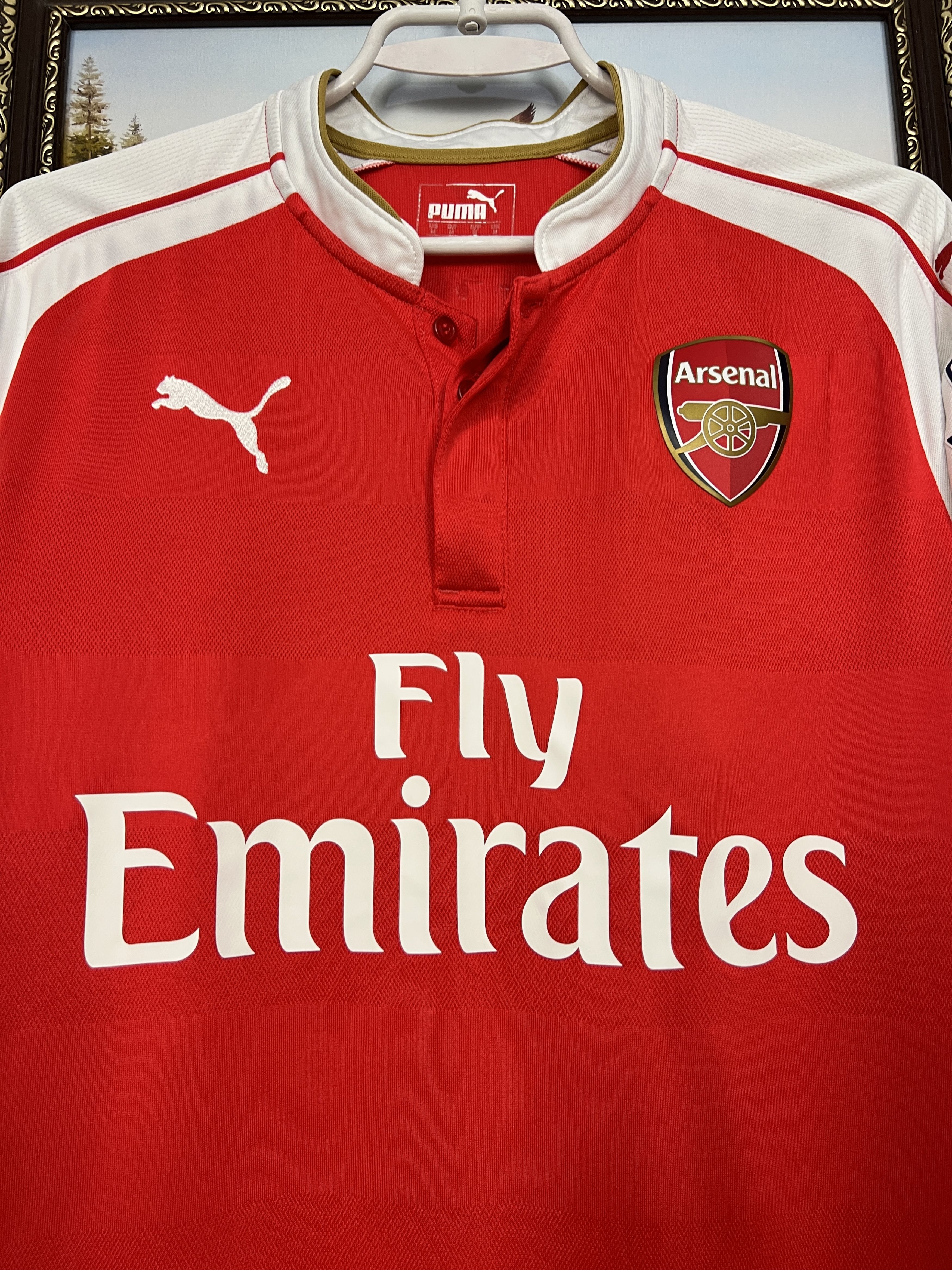 Puma Arsenal Home football shirt 2015 Soccer #17 Alexis Size US M / EU 48-50 / 2 - 5 Thumbnail