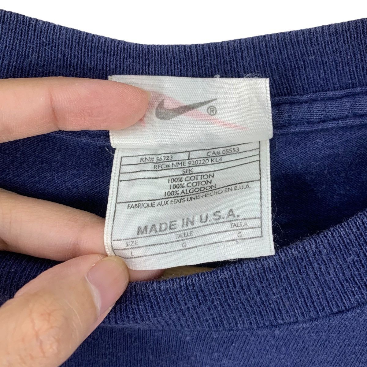 NFL × Nike × Vintage Vintage 00's NIKE DALLAS COWBOYS Nfl Pro Line Tee Shirt Size US L / EU 52-54 / 3 - 8 Thumbnail