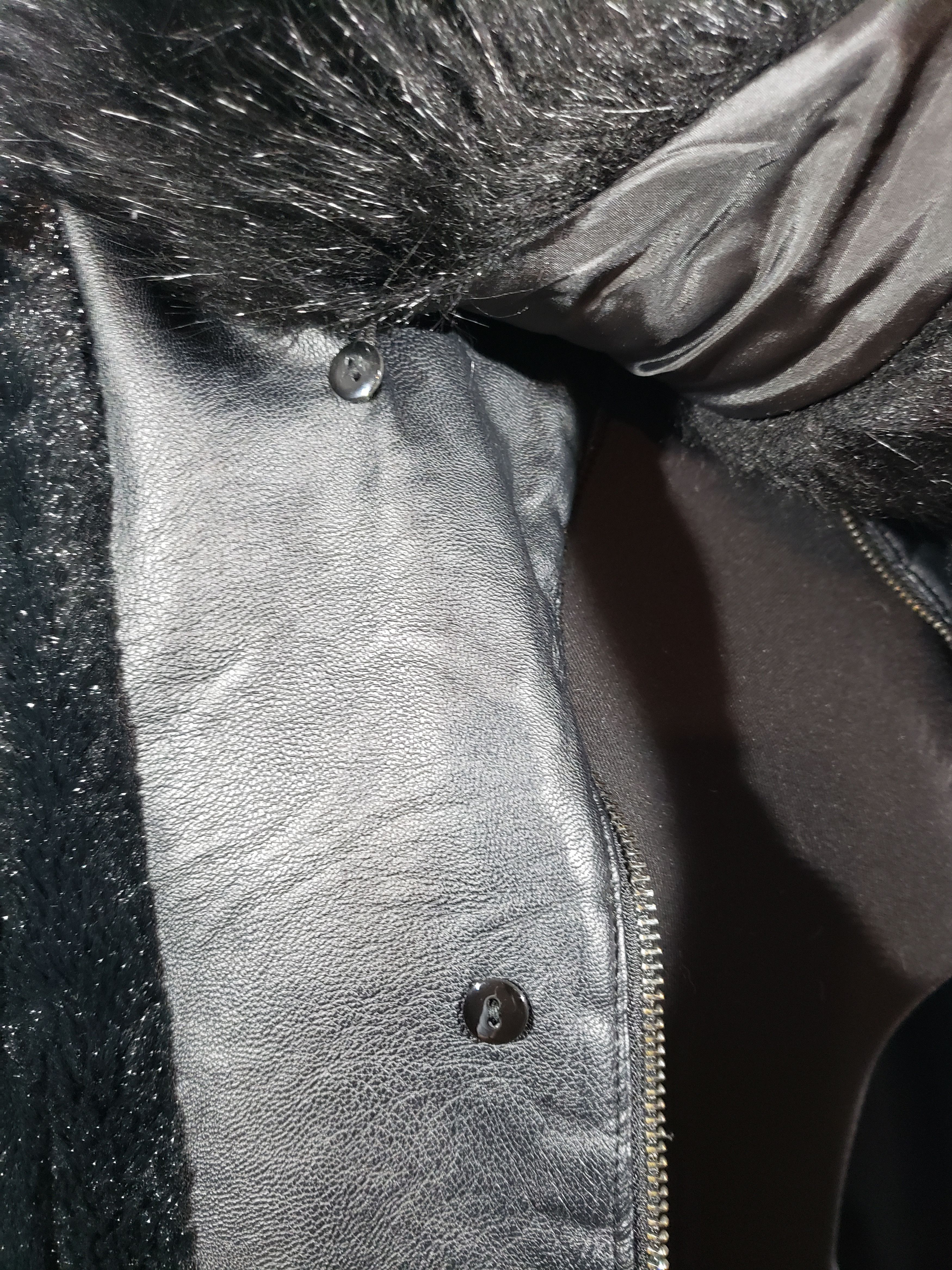 Other Stylish women's black faux leather jacket. Size L / US 10 / IT 46 - 11 Thumbnail