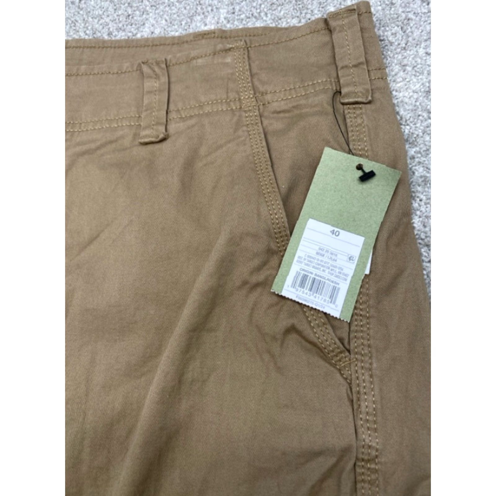 Vintage VINTAGE Goodfellow Cargo Shorts Men's 40 Brown Stretch NWT 4676 Size US 40 / EU 56 - 2 Thumbnail