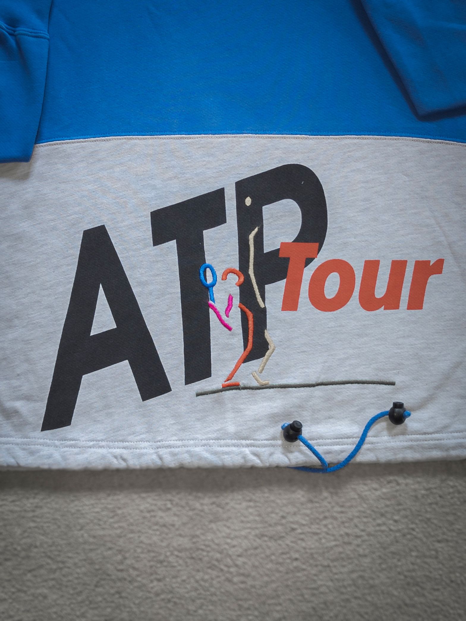 Adidas Vintage Adidas ATP Tour Sweatshirt 90s Oversized XL Size US XL / EU 56 / 4 - 5 Thumbnail