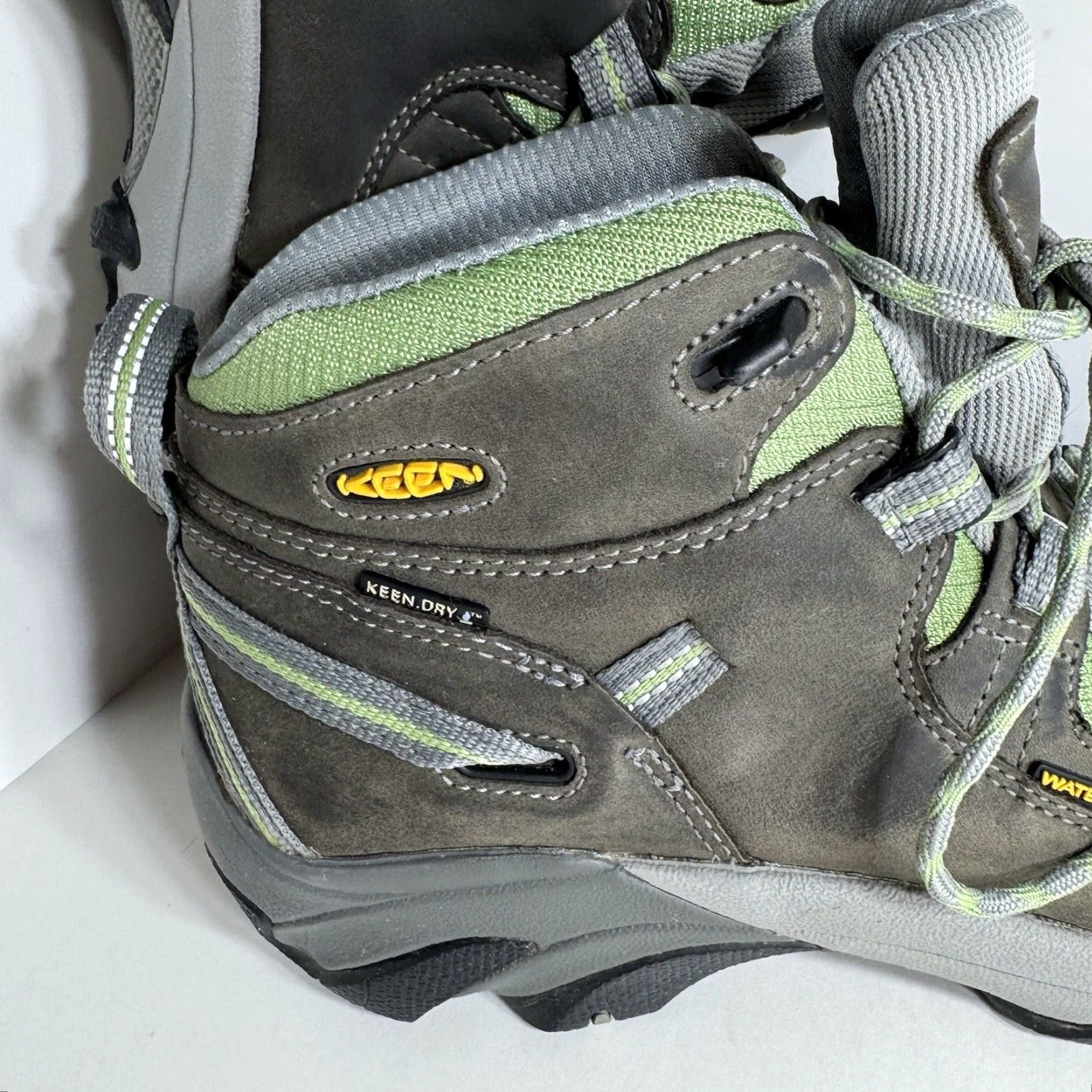 KEEN KEEN Women's Utility Detroit Mid Hiking Work Boots Waterproof Sz 10 F2413-11 Size US 10 / IT 40 - 2 Thumbnail