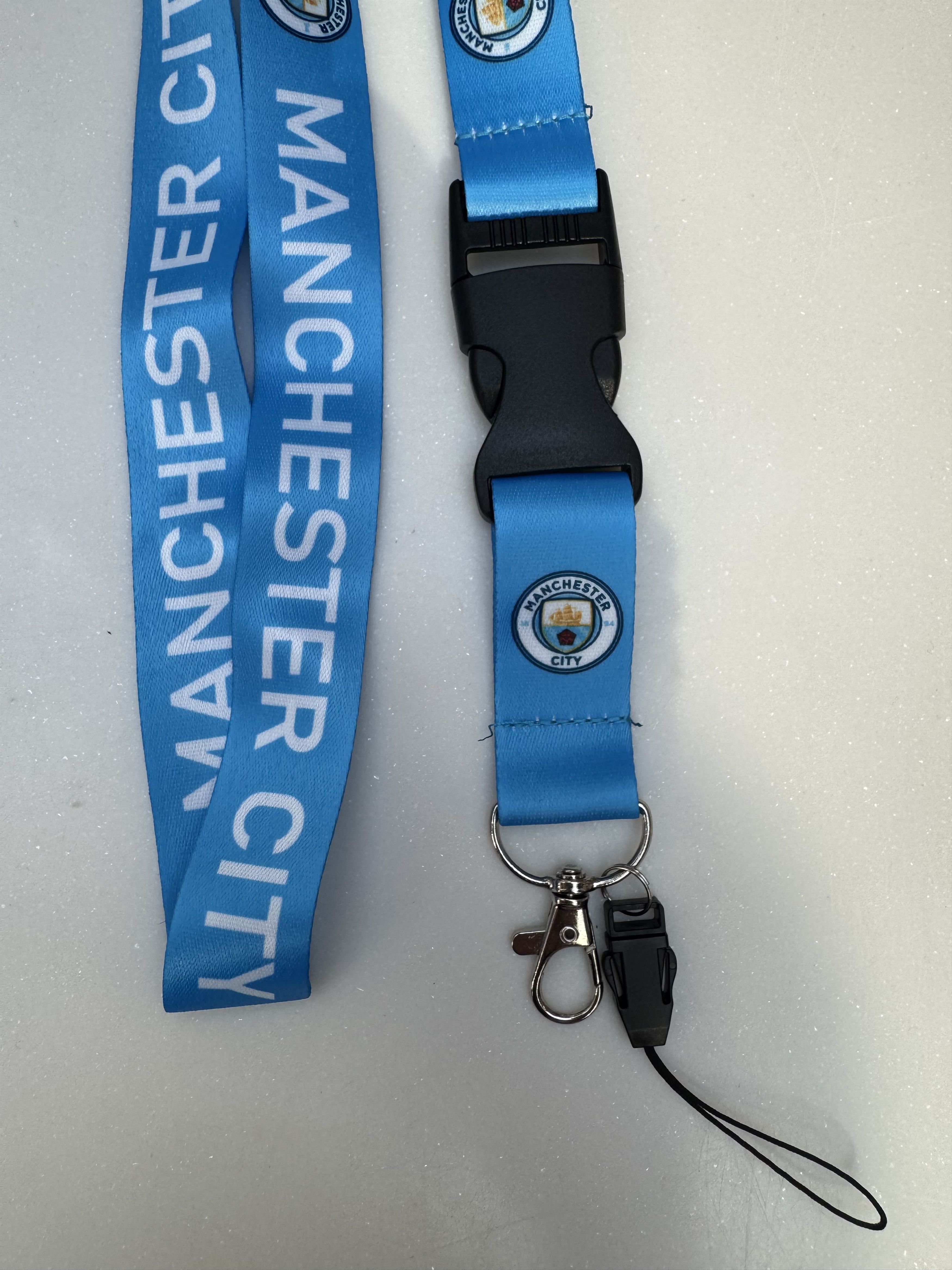 Other Manchester City FC Lanyard Keychain Brand new 22" length Size ONE SIZE - 2 Thumbnail