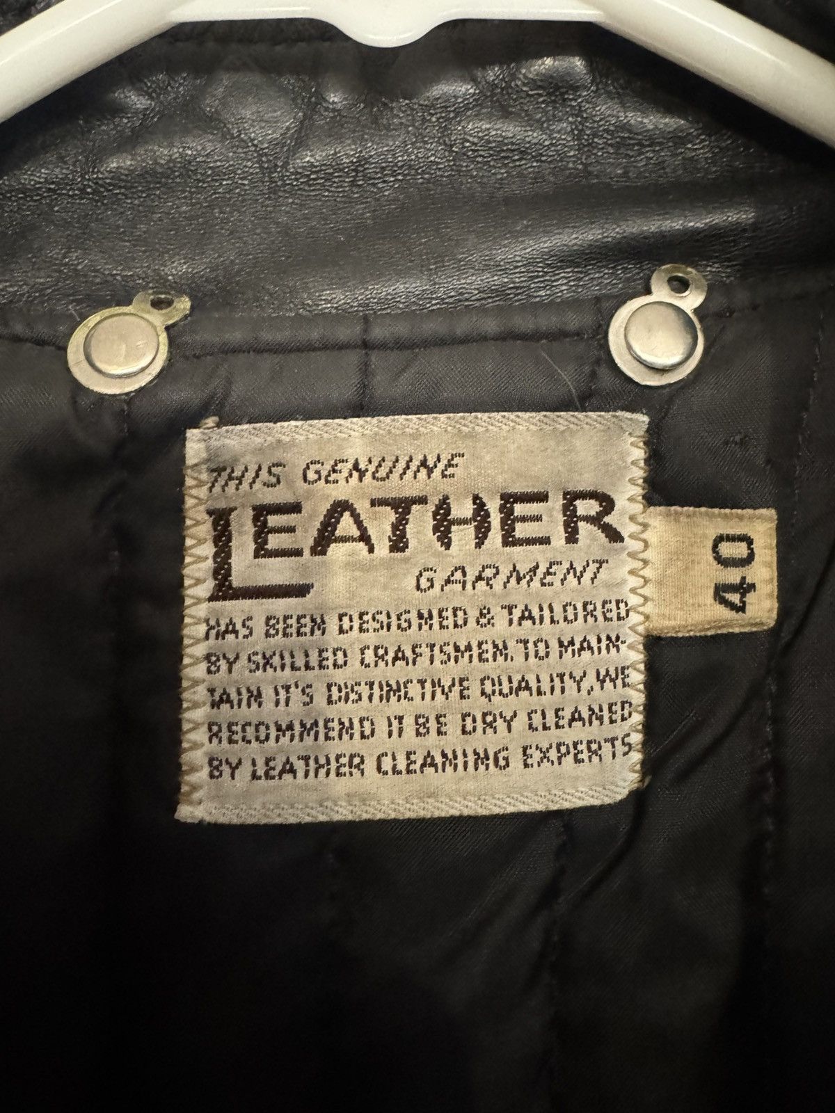 Vintage Vintage Leather Jacket Size US XXS / EU 40 - 3 Thumbnail