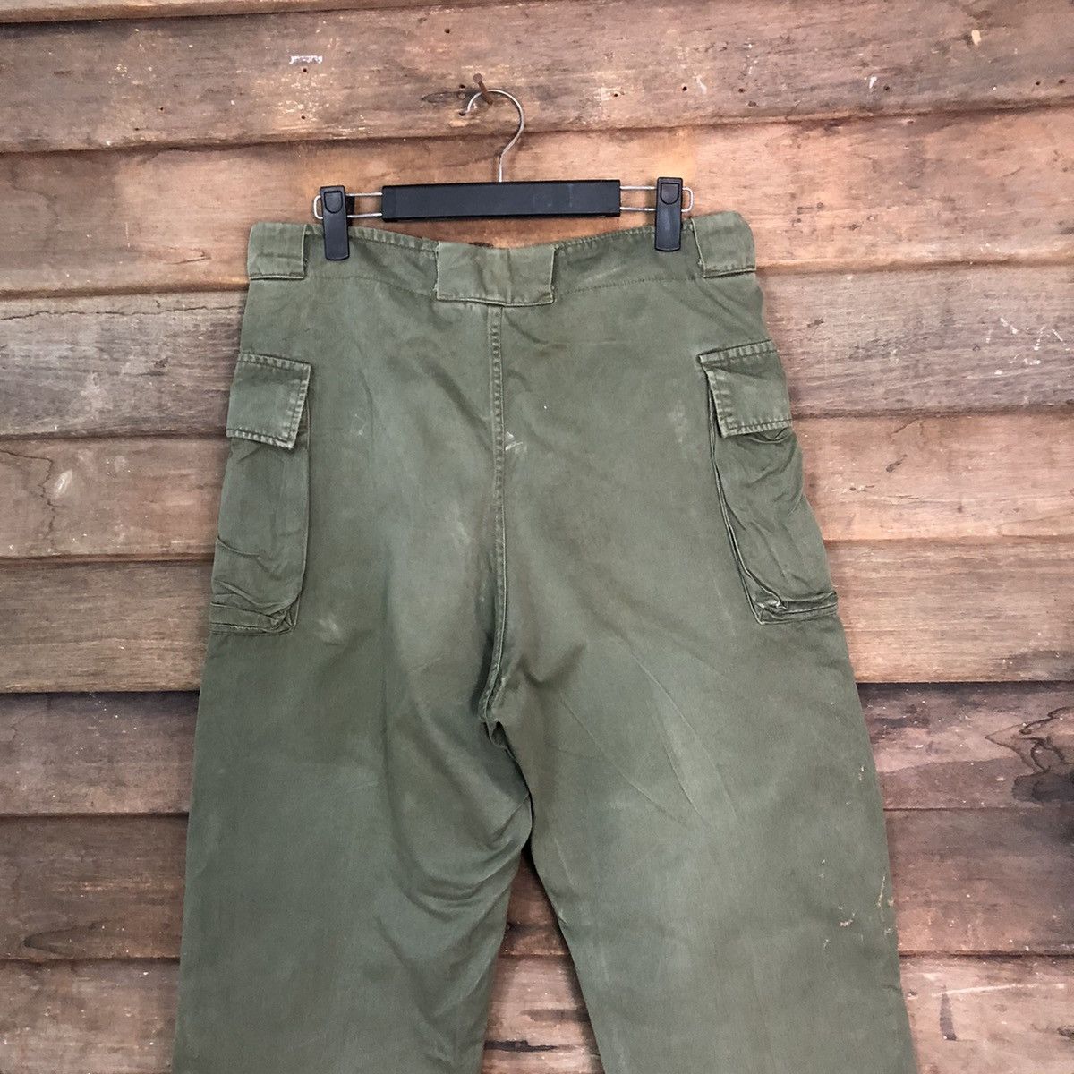Vintage DL Japan army double knee vintage Green Cargo pants #S2779 Size US 30 / EU 46 - 12 Thumbnail