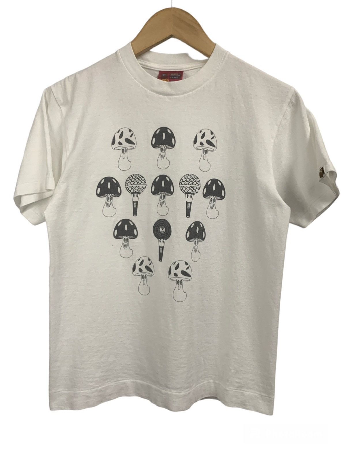 Bape A Bathing Ape Disco System Mic Mushroom Nigo T-Shirt