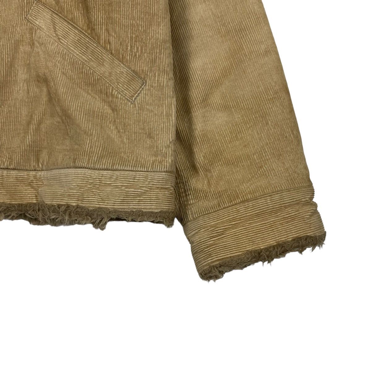 Japanese Brand Uniqlo Corduroy Fur Collar Jacket Size US M / EU 48-50 / 2 - 8 Thumbnail