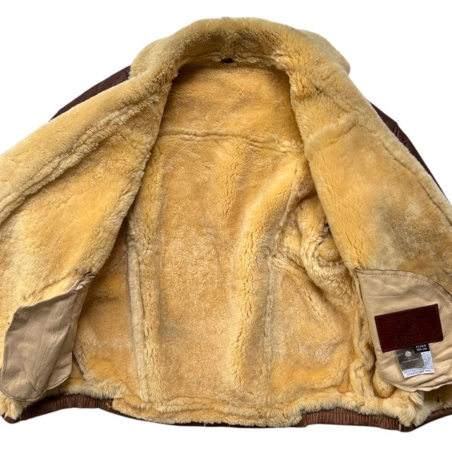 Designer × Genuine Leather Canterbury Shearling Leather Jacket Size US L / EU 52-54 / 3 - 3 Thumbnail