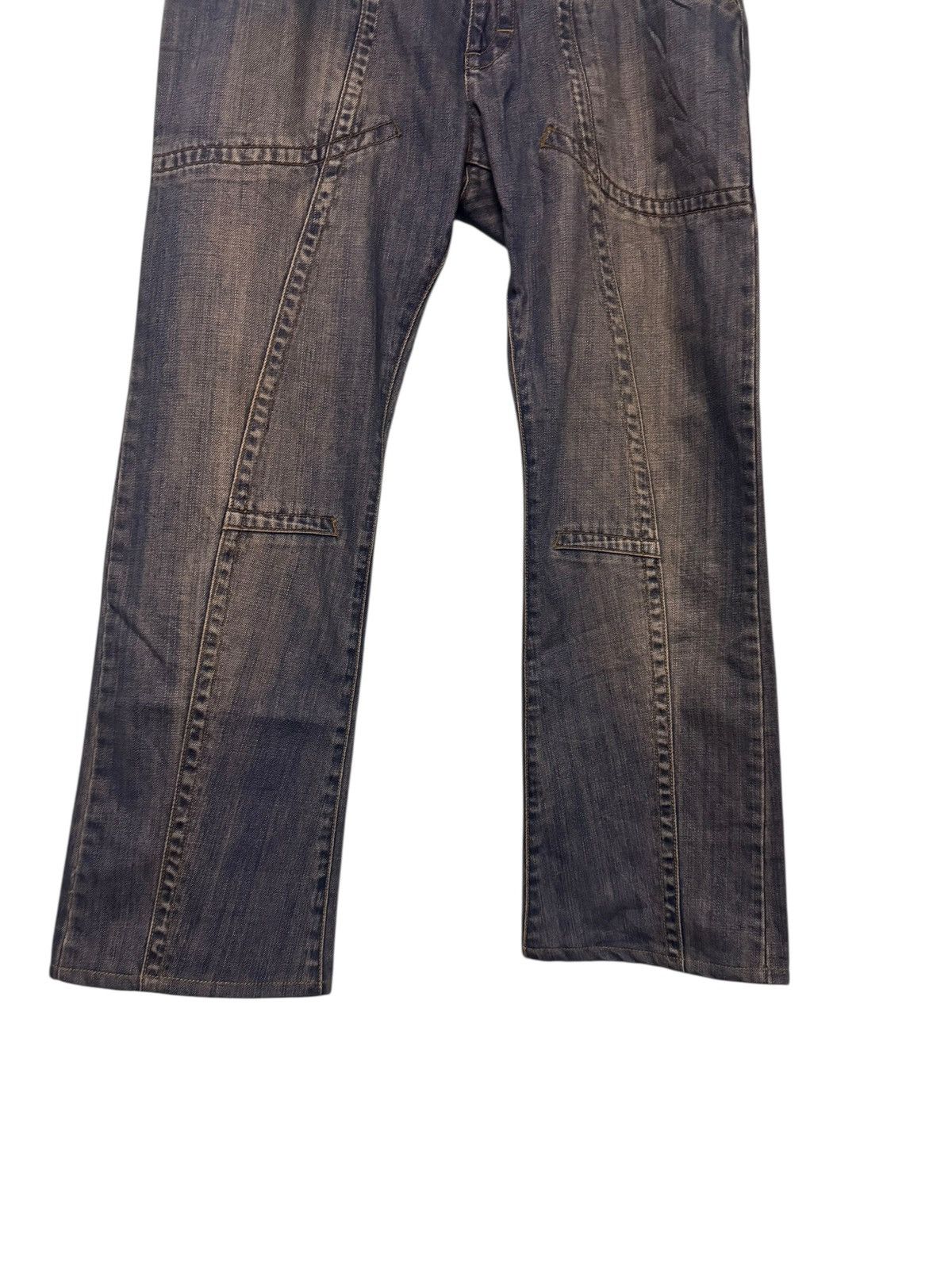 Calvin Klein VINTAGE FADED CALVIN KLIEN JEANS CARPENTER FLARE DOUBLE KNEE Size US 37 - 3 Thumbnail