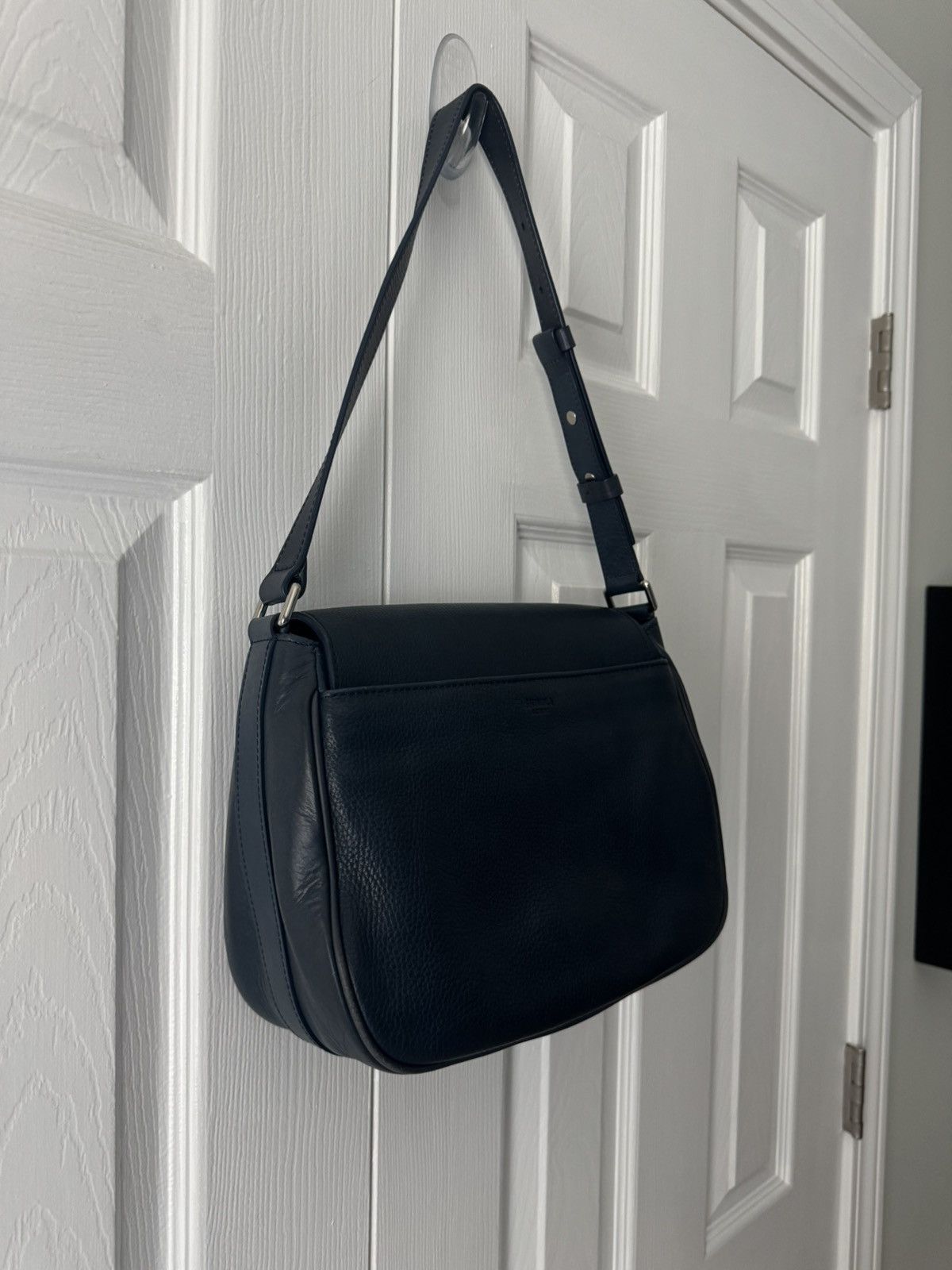 Shinola Shinola Blue Leather Shoulder Messenger Flap Bag Size ONE SIZE - 13 Thumbnail