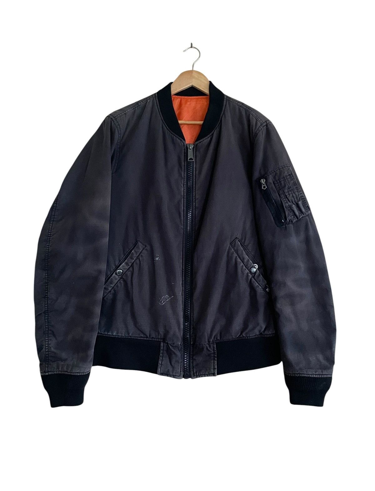 Avirex Vintage Axirex Anniversary 35th MA-1 Bomber Jacket 2010s Size US M / EU 48-50 / 2 - 2 Thumbnail