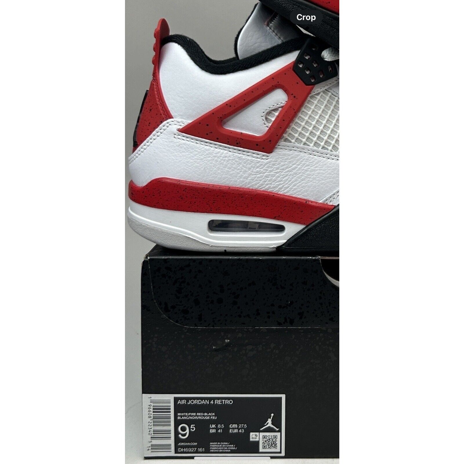 Jordan Brand Nike Air Jordan 4 Retro “Red Cement” 2023 Size US 9.5 / EU 42-43 - 5 Thumbnail