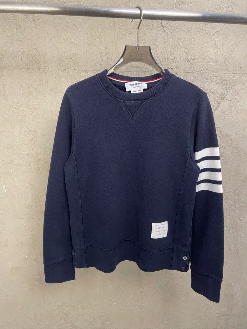 Thom Browne Thom Browne size1 Round collar hoodie Size US S / EU 44-46 / 1 - 1 Thumbnail